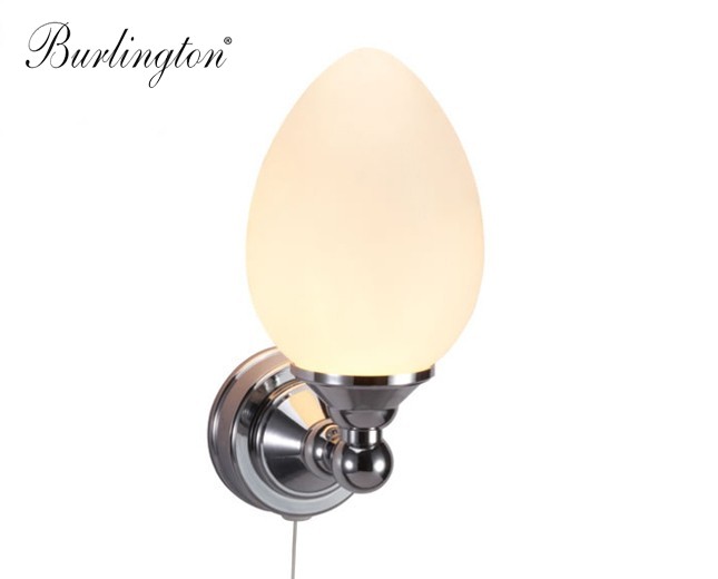 Retro LED-Badezimmer-Lampe Burlington Oval Oval Traditionell Antik Retro Nostalgie