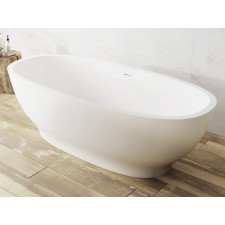Freistehende Design Badewanne aus Mineralguss Genovesa