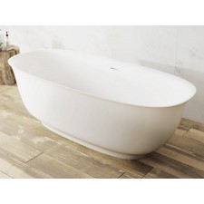 Freistehende Design Badewanne aus Mineralguss Isabela