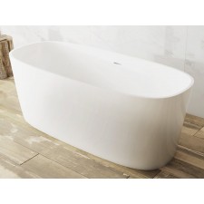 Freistehende Design Badewanne aus Mineralguss Marchena