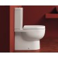 Design Keramik WC-Becken mit aufgesetztem Spülkasten E-Line