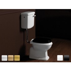 Nostalgie Keramik WC-Becken Astoria mit hängendem Spülkasten