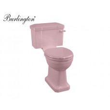 Retro Keramik WC-Becken Classic mit aufgesetztem Spülkasten Confetti Pink