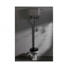 Nostalgie Keramik WC-Becken De Morgan mit hoch hängendem Spülkasten