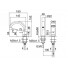 Design Zweiloch-Waschtischarmatur Zazzeri Z316 mit Bogenauslauf
