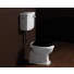 Nostalgie Keramik WC-Becken Astoria mit Hängendem Spülkasten