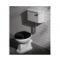 Nostalgie Keramik WC-Becken De Morgan mit hängendem Spülkasten