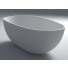 Freistehende Ei Form Design Badewanne aus Mineralguss Ovale